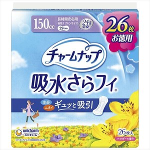 ユニ・チャーム　チャームナップ長時間安心用26枚 【 生理用品 】