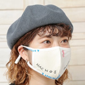 【特価商品】ファッションマスク(ﾐﾆﾜｯﾌﾙ×16/-OE天竺英字総柄×ﾚｰﾖﾝﾓﾀﾞｰﾙ)
