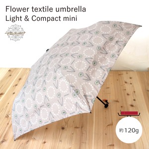 Umbrella mini Lightweight White Clover Compact 50cm