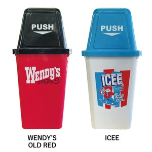 20 US Wendy's Garbage can American