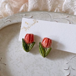 Clip-On Earring  Earrings Tulips