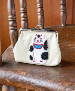 Wallet Gamaguchi Embroidered