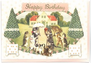 Greeting Card Foil Stamping Cat