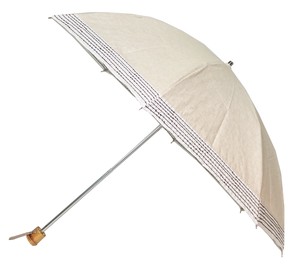 裾切り継ぎ刺繍　エスクール　刺繍　晴雨兼用傘