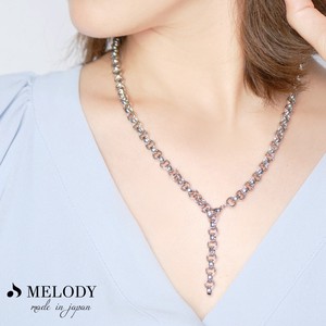 素银链 项链 宝石 长款 3种方法 日本制造