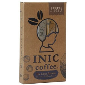 【INICインスタントコーヒー/加糖】THE LUXE AROMA　キャラメルヘーゼルナッツ　6杯分