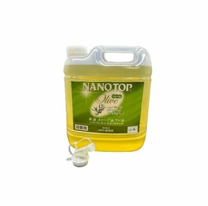 洗浄成分100％植物性　液体石鹸　NANO TOP オリーブ 詰替え用 4L  ストレート（15％）