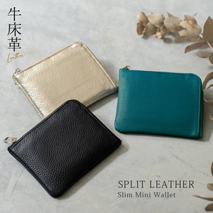 10 1 10 1 Cow Leather Cow Leather Slim Fastener Wallet