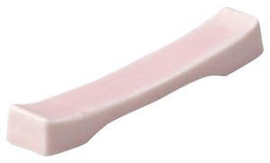 美浓烧 餐盘餐具 筷架 粉色 水晶 日本制造