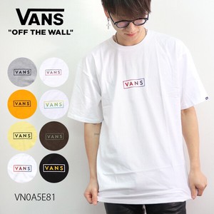バンズ【VANS】VN0A5E81 MN CLASSIC EASY BOX SS メンズ トップス ロゴ 半袖 Tシャツ