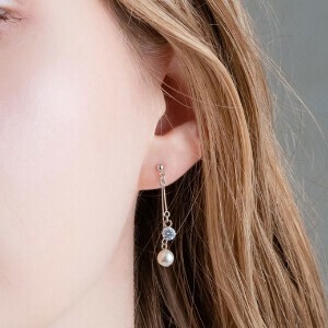 【日本製】18Kポストピアス