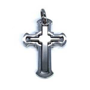 ☆ステンレス(SUS316L)☆アクセサリー☆トップパーツ☆クロス