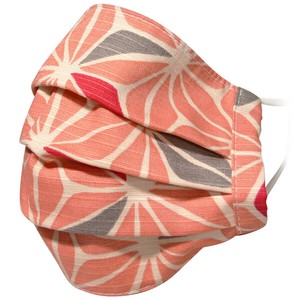 Mask Pink Hemp Leaves