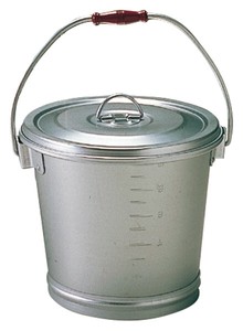 丸型一重食缶/学校病院給食缶・液体保存・運搬容器