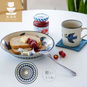 美浓烧 大餐盘/中餐盘 咖哩 礼盒/礼品套装 西式餐具 21.7cm 日本制造