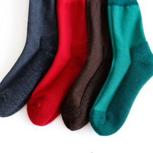 短袜 绒布 4颜色 日本制造