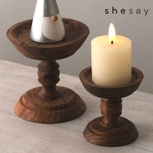 Candle Stand Christmas Wooden