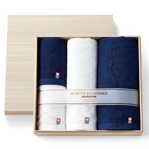Imabari Towel Towel Gift Set Navy Face 2-pcs pack Made in Japan