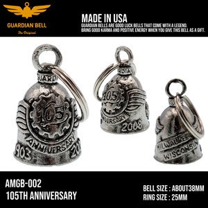 ガーディアンベル　USA　ラッキーベル　バイカー　キーホルダー　お守り　アメ雑　アメリカン雑貨