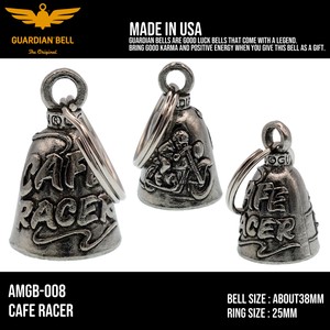 ガーディアンベル　USA　ラッキーベル　バイカー　キーホルダー　お守り　アメ雑　アメリカン雑貨