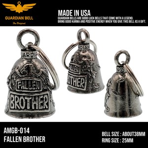 ガーディアンベル　USA　ラッキーベル　バイカー　キーホルダー　お守り　アメ雑　アメリカン雑貨