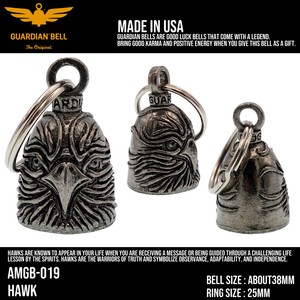 ガーディアンベル　USA　ラッキーベル　バイカー　キーホルダー　お守り　アメ雑　アメリカン雑貨