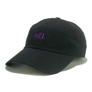 ★年間品　MEI刺繍シンプルツイルローキャップ　ヤング帽子