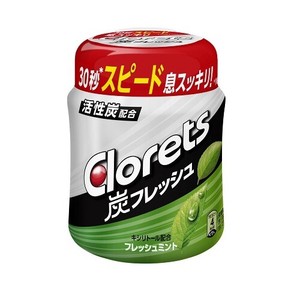 モンデリーズ・ジャパン クロレッツ 炭フレッシュ〈フレッシュミント〉ボトル