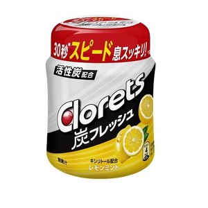 モンデリーズ・ジャパン クロレッツ 炭フレッシュ〈レモンミント〉ボトル