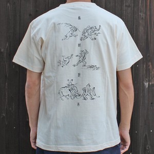 鳥獣戯画Tシャツ　倉敷屋の人気和柄Tシャツ