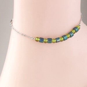 Anklet Colorful Jewelry Clear Made in Japan
