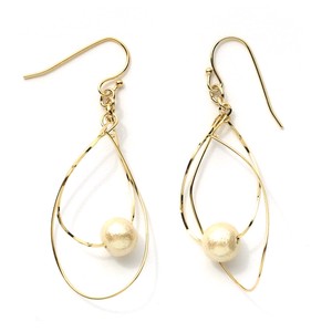 Clip-On Earrings Pearl Earrings Nickel-Free Jewelry Formal Cotton Made in Japan