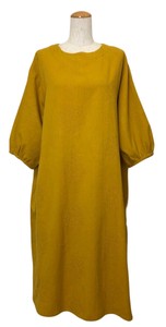 Loungewear Dress Plain Color Cotton Linen Linen-blend One-piece Dress