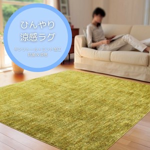 【人気商品】 ひんやり 夏物 涼感 日本製 接触冷感 ひんやり 防ダニ 抗菌 ラグ カーペット