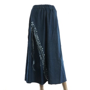 【定番アイテム】デニム編み上げロングスカート