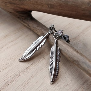 Clip-On Earrings Earrings Jewelry Feather Made in Japan