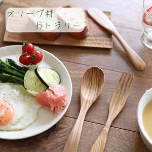 天然素材　オリーブの木　カトラリー　木製　おしゃれ　ナチュラル スプーン　フォーク