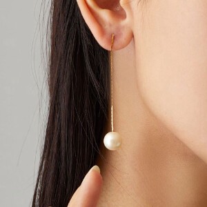 Pierced Earrings Gold Post Pearl Nickel-Free Jewelry Formal