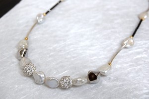 Pearls/Moon Stone Necklace Design Necklace 10-pcs