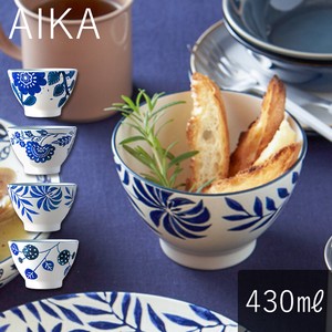 【人気】全4柄 アイカ ライスボウル おしゃれ かわいい 食器 お皿 陶器 北欧 レトロ 花柄 オーブン対応