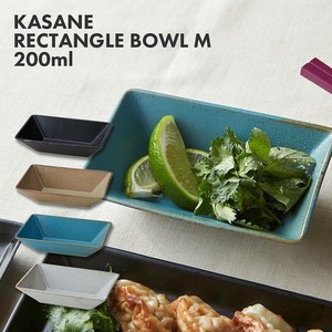 薄くて重なる軽いお皿 TAMAKI カサネ レクタングルボウルM [陶器 おしゃれ かわいい 食器 北欧 収納]