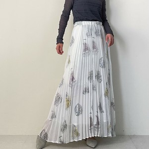 Skirt Pleated Long Skirt