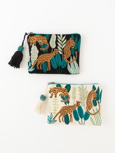 Leopard Embroidery Pouch 2 Color 2 6 1 4 59