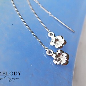 Pierced Earringss Flower Jewelry Made in Japan