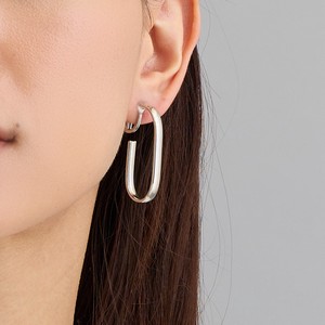 Clip-On Earrings Earrings Long Jewelry Simple Made in Japan