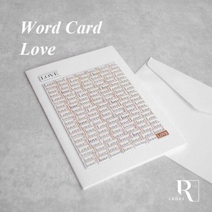 【rader】レダー メッセージカード Love