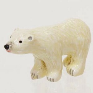 ノーティー　ミニマスコット　シロクマ　（L）　☆ワークショップの部材にオススメのミニサイズ