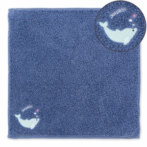 Imabari Towel Gauze Handkerchief Dolphin Organic Cotton Made in Japan