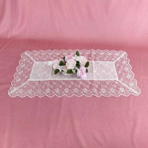 【ホワイトレース】テーブルウェアテーブルセンター29×50cm35×75cm40×120cm　白　雑貨