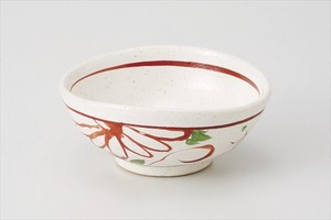 Mino ware Side Dish Bowl Flower Crest Made in Japan